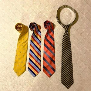 BROOKS BROTHERS TIES, 4 Ties, Multi Colored.